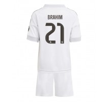 Real Madrid Brahim Diaz #21 Koszulka Podstawowa dzieci 2025-26 Krótki Rękaw (+ krótkie spodenki)